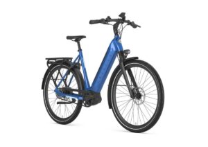 GAZELLE Ultimate HMB test e-bike DAMES Tropical Blue Glans 53cm 2023
