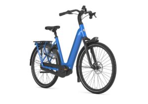 GAZELLE Grenoble test e-bike DAMES Tropical Blue Glans 49cm 2025
