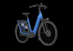 GAZELLE Grenoble test e-bike DAMES Tropical Blue Glans 49cm 2025